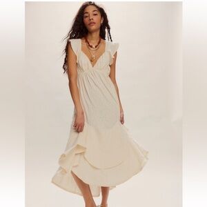 Free People Aquamarine Maxi-Tropic Teal